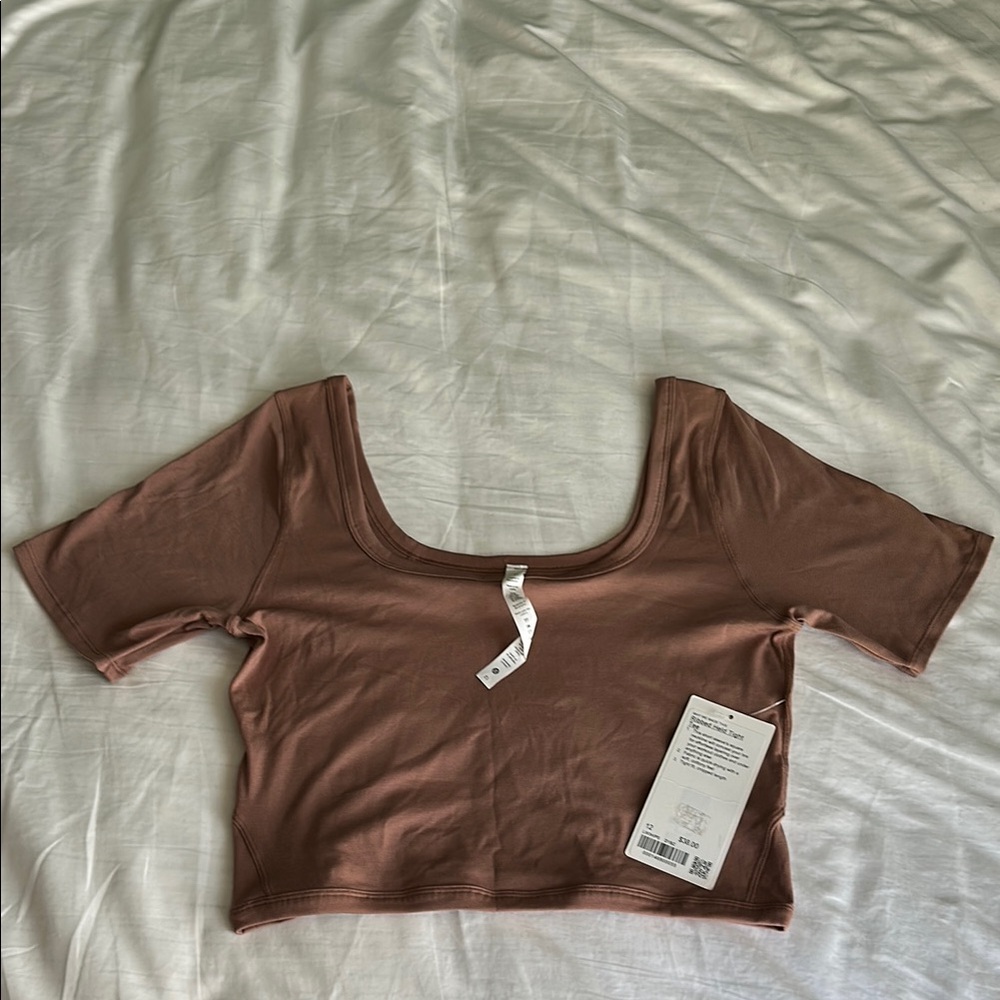 NWT Lululemon Ribbed Held Tight Tee